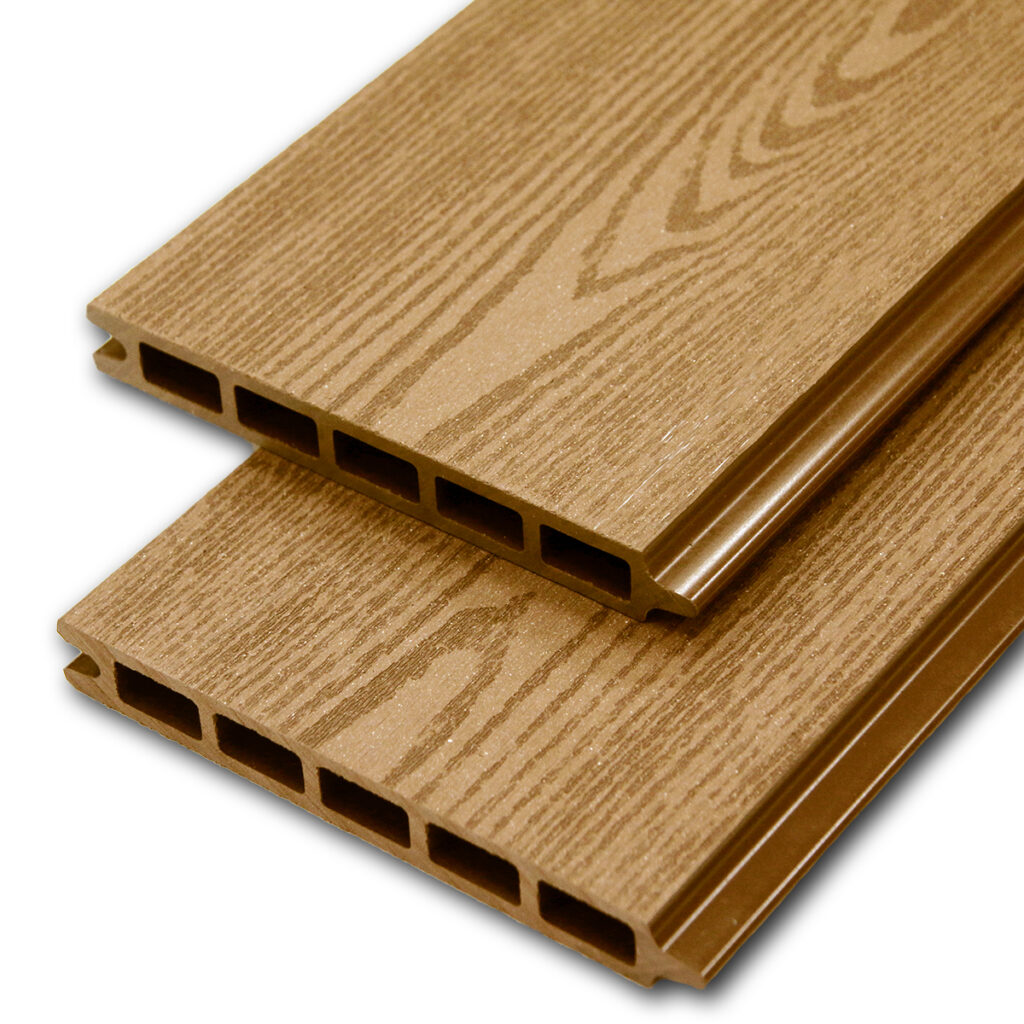 Light Oak Tongue & Groove Composite Gate / Fence Cladding North Valley Composites Light Oak Tongue & Groove Composite Gate / Fence Cladding North Valley Composites