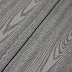 birch grey composite board close up image