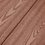 golden oak composite board close up image