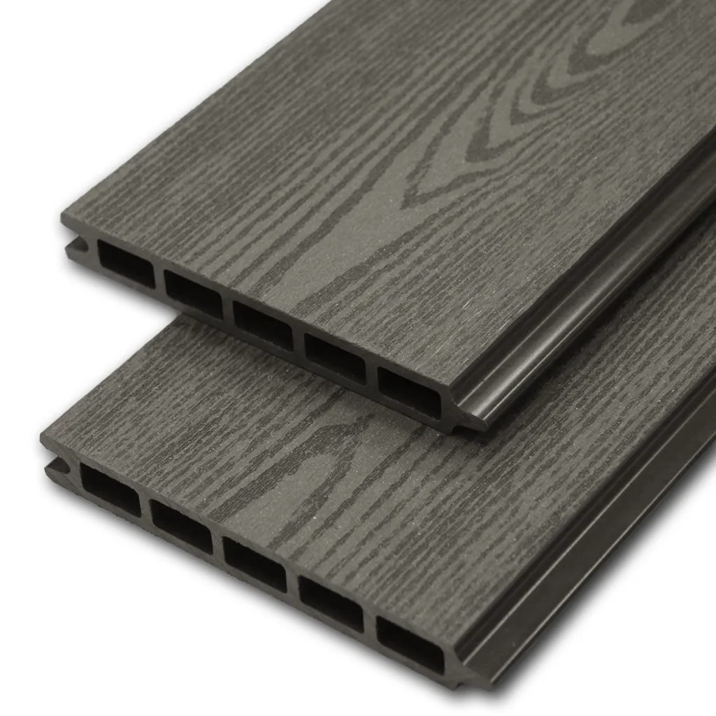 grey composite fence board