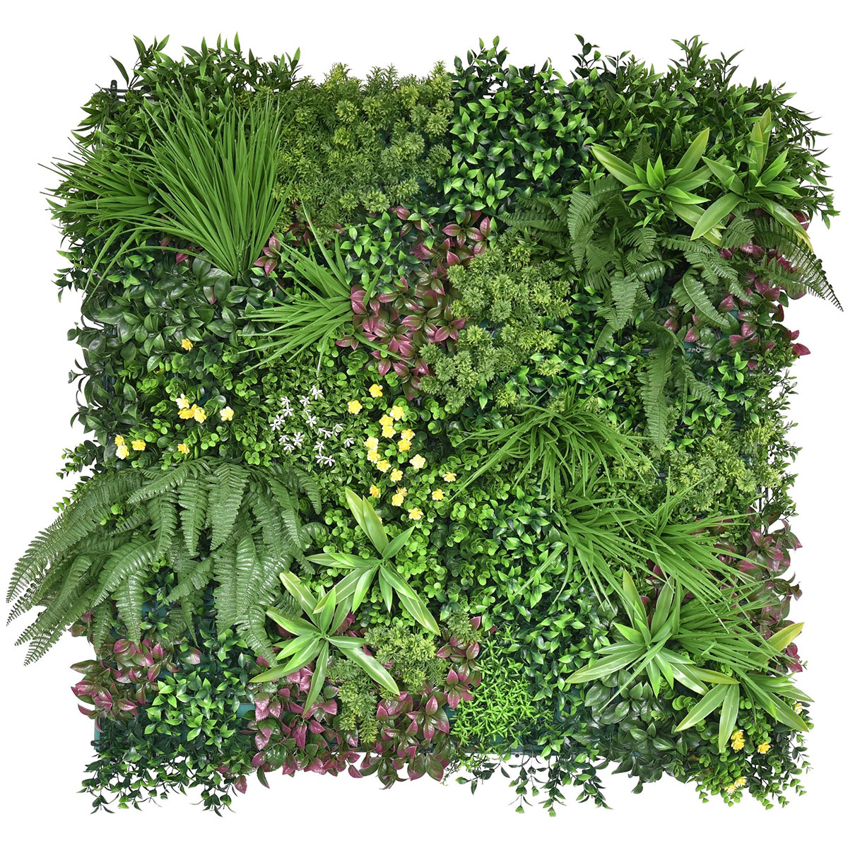 Artificial Living Wall Panel Premium Spring 1m Square North Valley