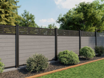 5FT slatted driftwood fence panels