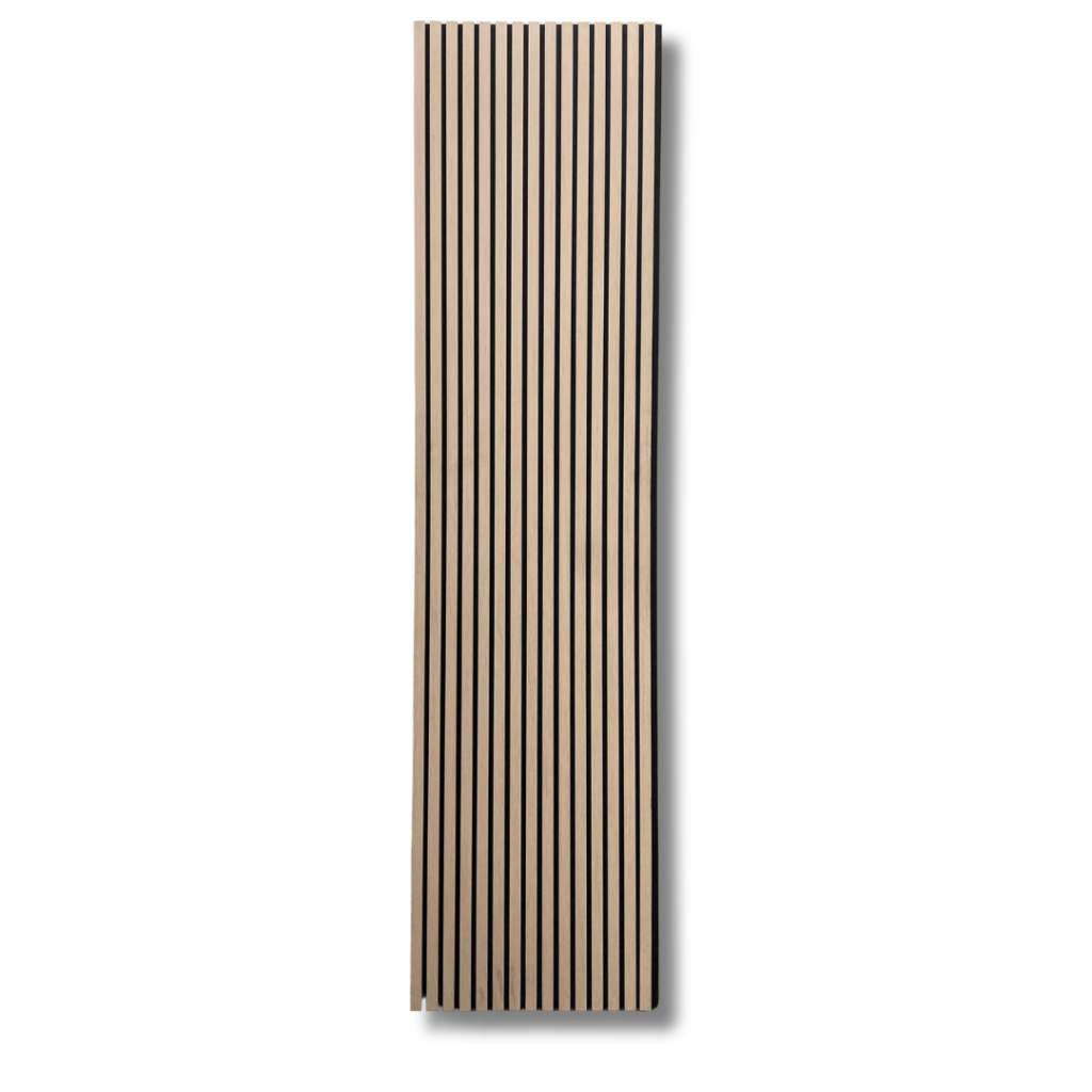 acoustic wall panels in washed oak