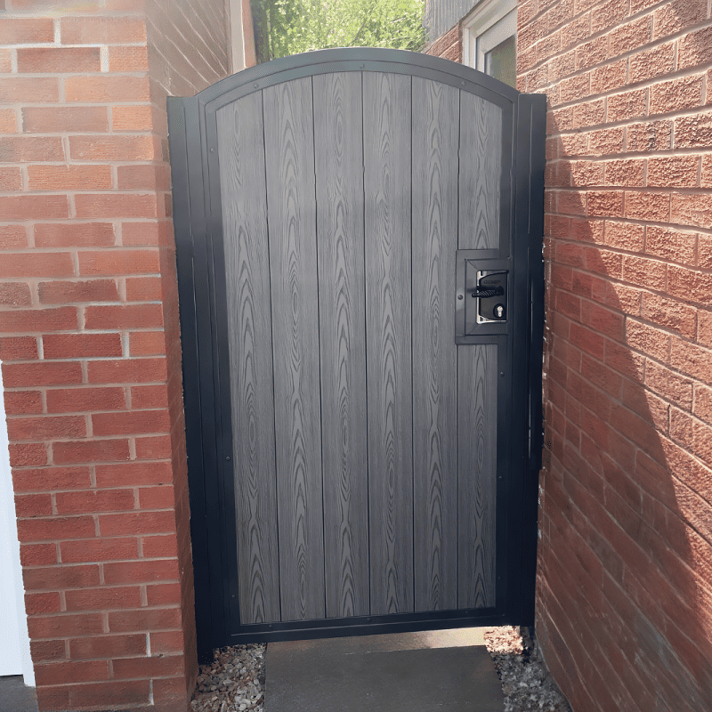grey side gate