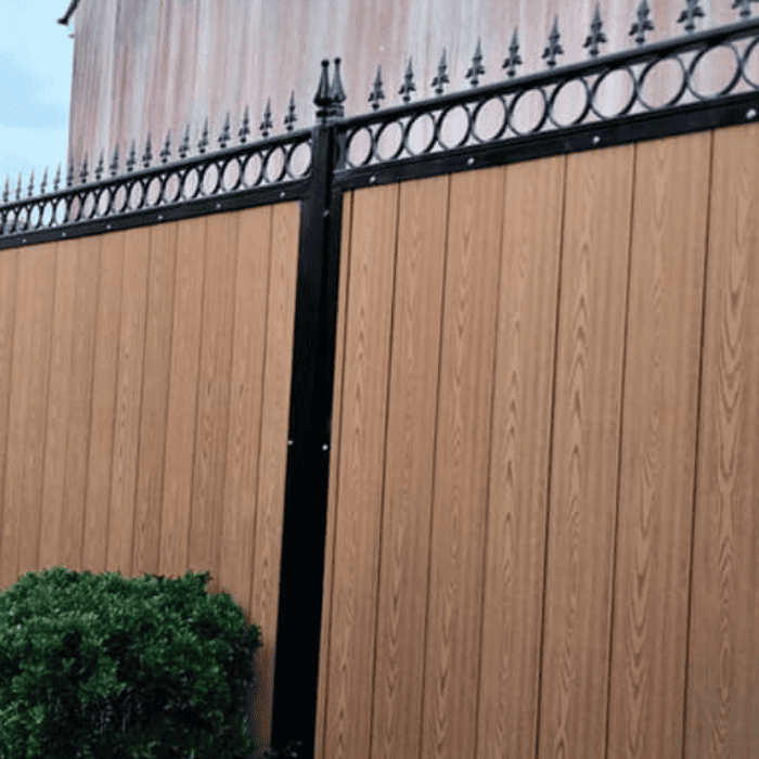 light oak fence panels