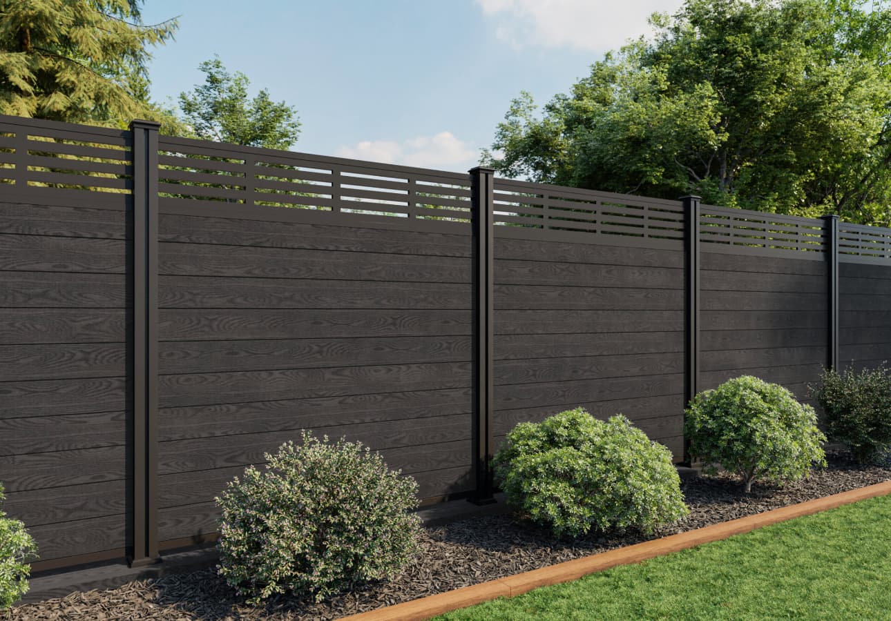 Black composite trellis