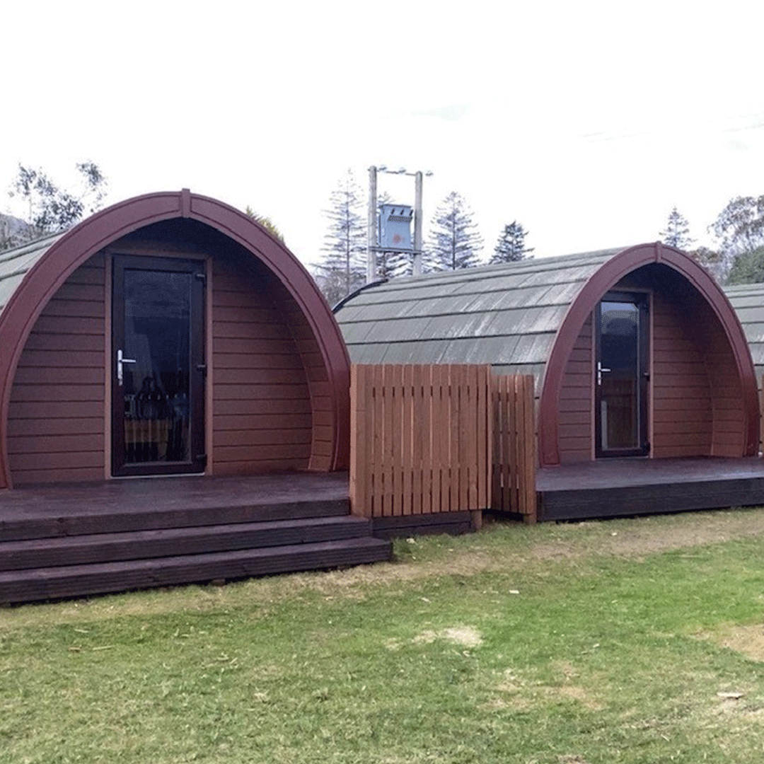 dark brown garden cladding pod