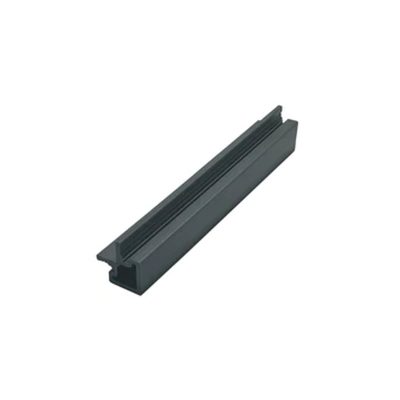 Anthracite external corner trims for composite fence