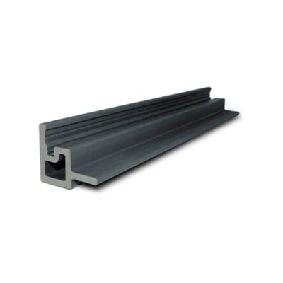 Anthracite internal corner trim for composite fence