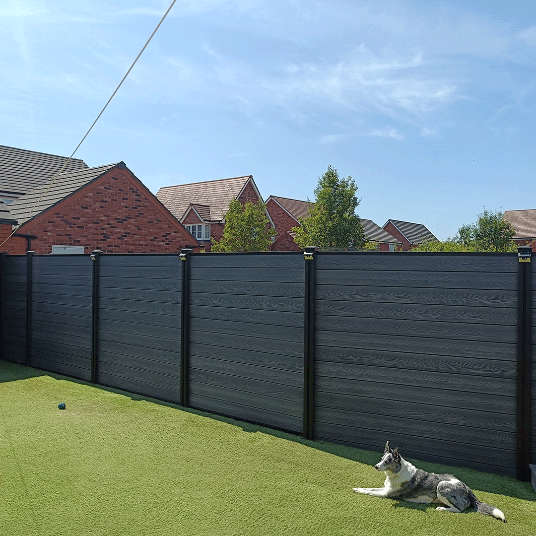 Birch Grey Composite Fence