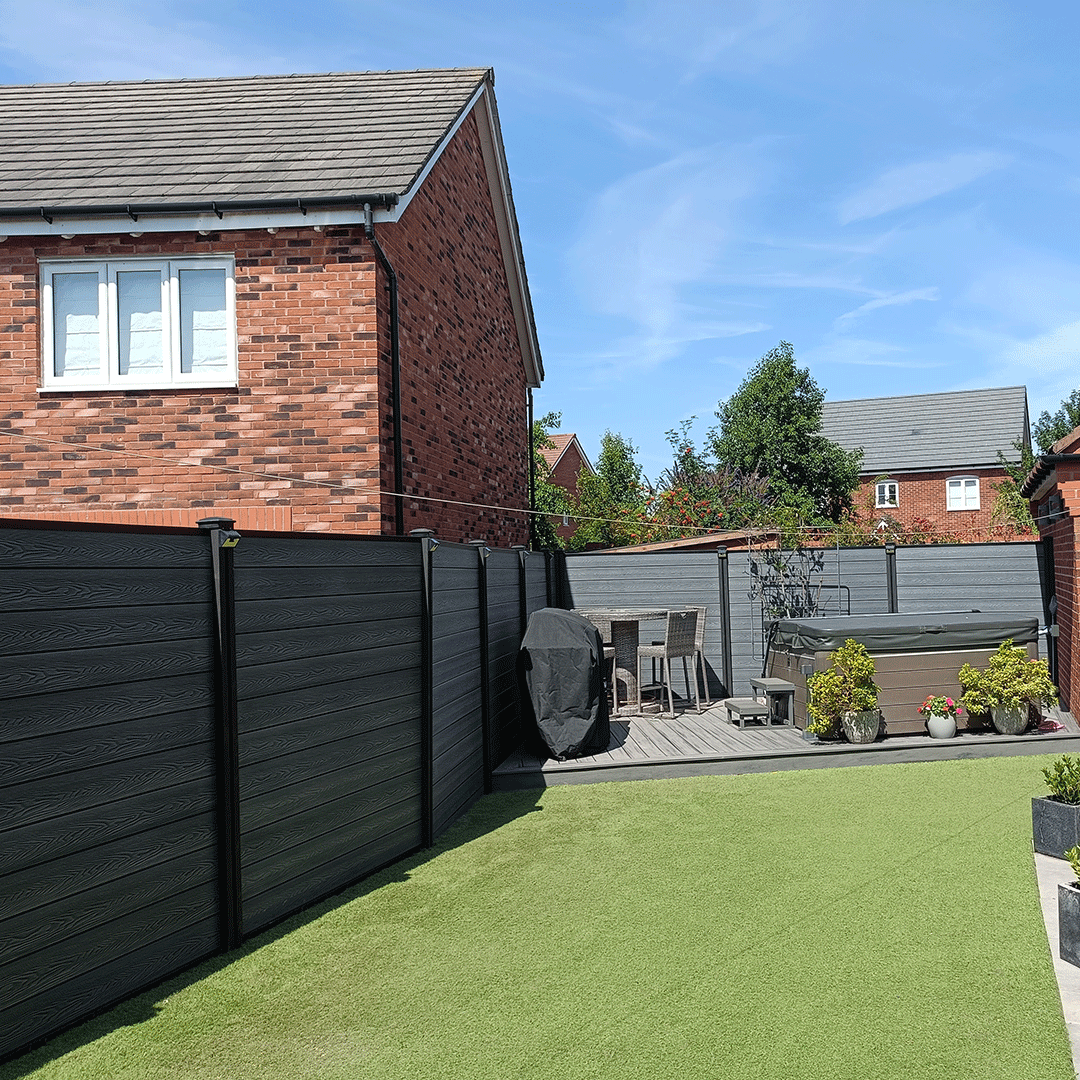 Birch Grey Composite Fence