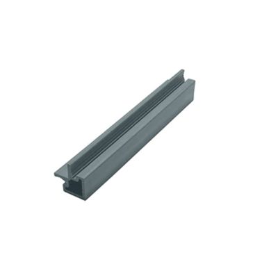Silver external corner trim for composite fences