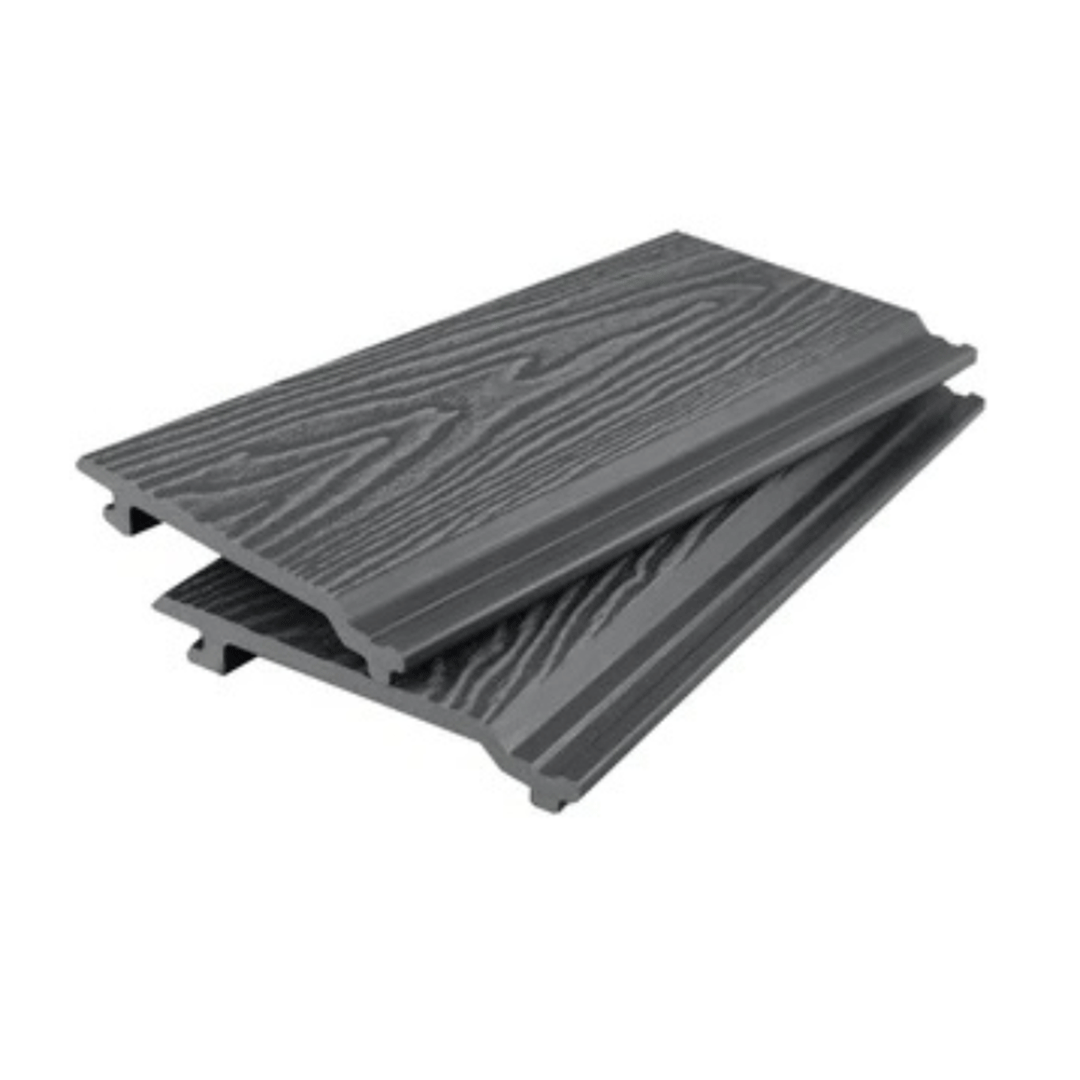 Grey Composite Woodgrain Wall Panel Cladding