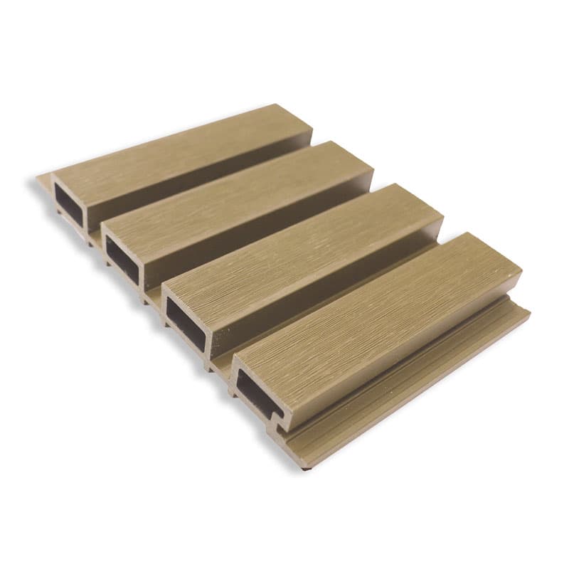 Slatted cladding wall panel