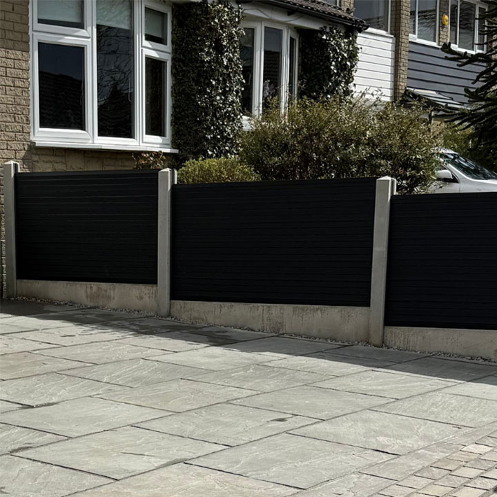 Slatted-Fence-Concrete-Post-Black-3