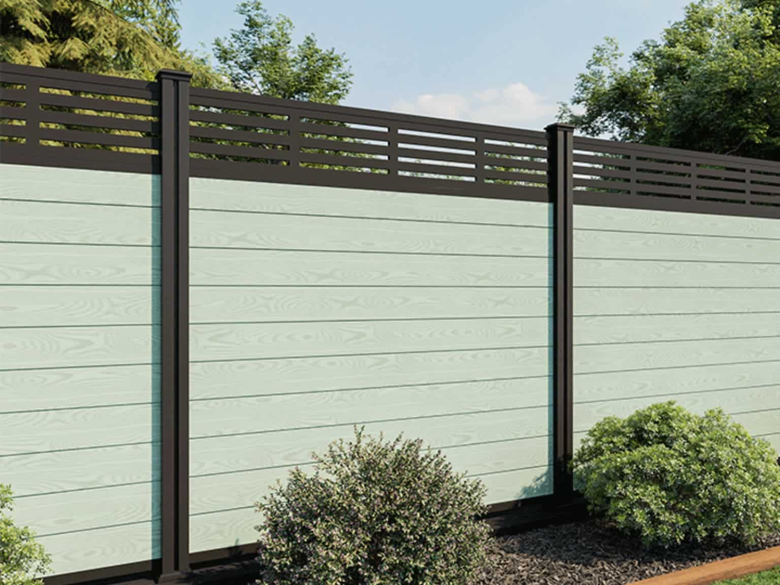 6ft sage green fencing