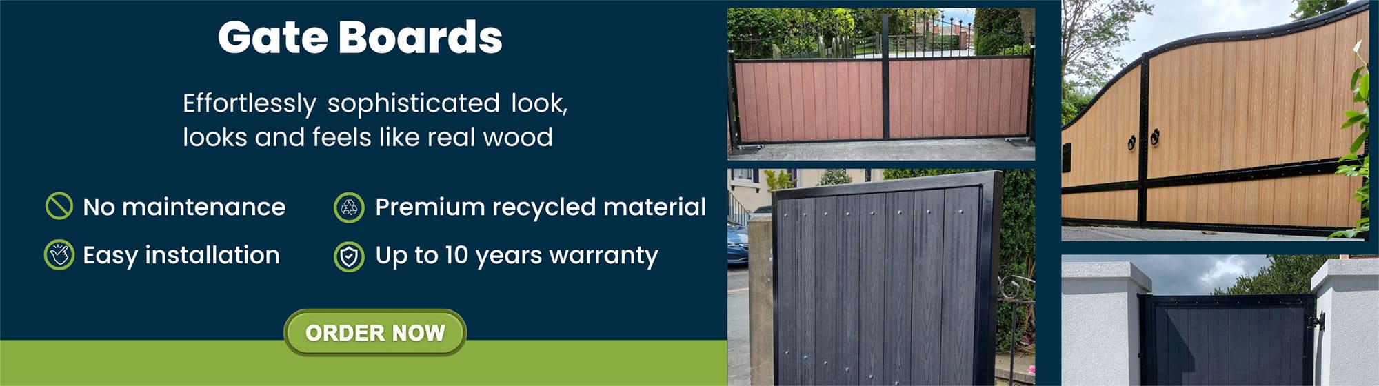 Composite Gate Boards